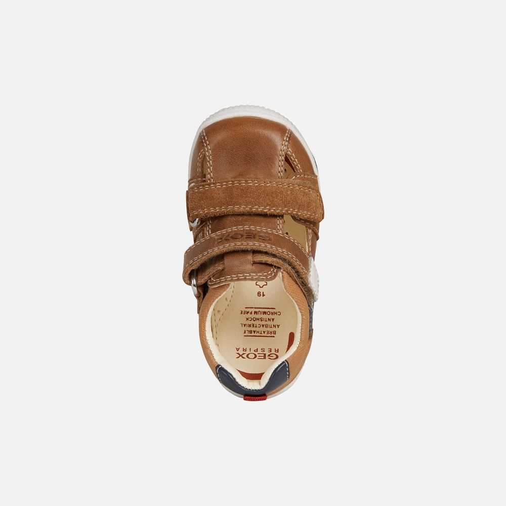 Geox Sandals Brown Balù Boy - Geox Baby Shoes - GZQCHJ751